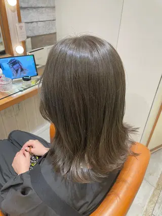 ミディアム カラー 清水 ちひろ ✄トップスタイリストのヘアスタイル