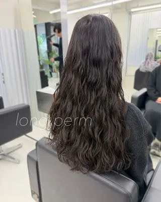 ロング パーマ 【表参道】Ruri デジタルパーマのヘアスタイル