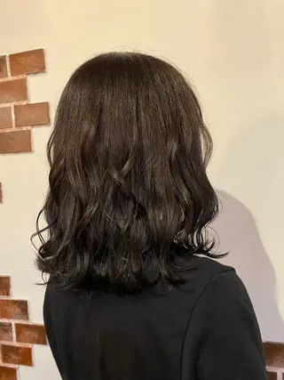 ミディアム 顔周りカット🍑 Zina難波 Akiのヘアスタイル