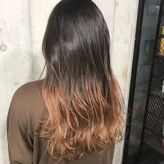 セミロング カラー パーマ ヘアアレンジ メンズ キッズ ネイル マツエク・マツパ サロンドミルク 渋谷高比良のヘアスタイル