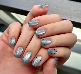 ネイル candy nail 韓国風ワンホンネイルのネイルデザイン