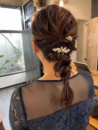 セミロング カラー ヘアアレンジ layer cut 店長/MIKUのその他イメージ
