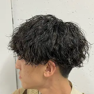 ミディアム パーマ メンズ 立川メンズ特化/ パーマ職人/氣田瞬介のヘアスタイル