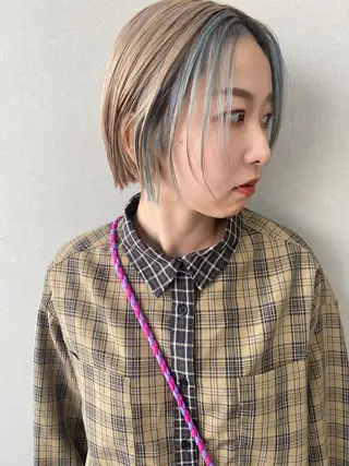 ショート -福岡博多筑紫口- 大津成美のヘアスタイル