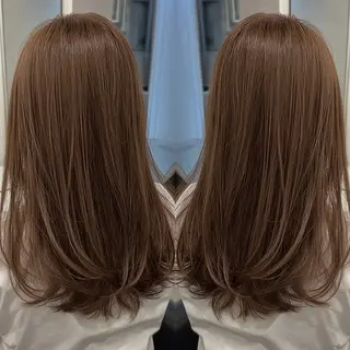 ロング 🍀似合わせ透明感 カラーアヤナ🍀のヘアスタイル