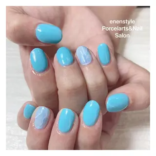 ミディアム ネイル 🐾enen style 🐾のネイルデザイン