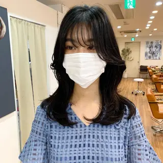 ロング 【韓国風くびれヘア】 joule小木曽輝のヘアスタイル