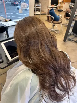 カラー ブリーチカラー/ わきたちえ🌻のヘアスタイル