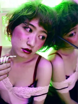 ショート ウルフカット／吉村 桃子のヘアスタイル