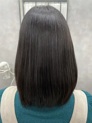 ミディアム 梅雨対策すぐ巻ける ☔️縮毛矯正勝倉　麗のヘアスタイル