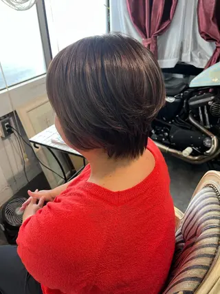 ショート カラー Mariana雛/ 西大分/ハイライトのヘアスタイル
