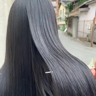 セミロング カラー スダユーヤ 💫推しカラーウルフのヘアスタイル
