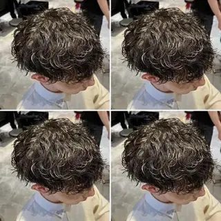 ミディアム 大石 真理子のヘアスタイル