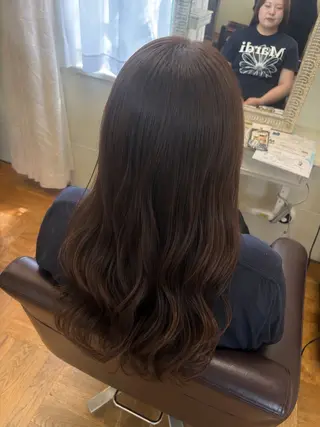 ロング 南草津/カラーモデル /山田真緒のヘアスタイル