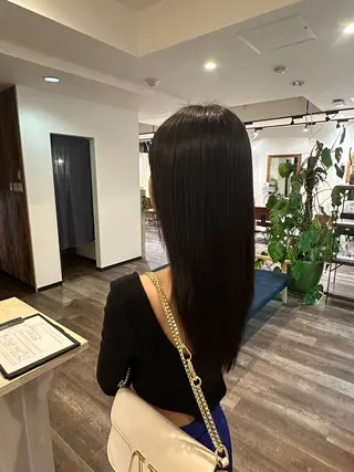 ロング 藤原 蓮のヘアスタイル