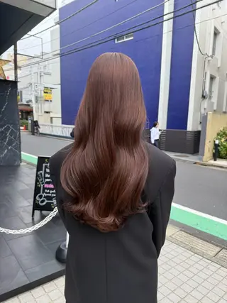 ロング カラー 似合わせヘア🫶🏻 つきいてるみのヘアスタイル