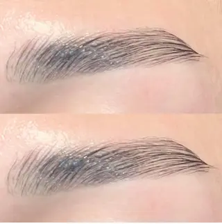 メンズ アイブロウ 魚住 英弥のヘアスタイル