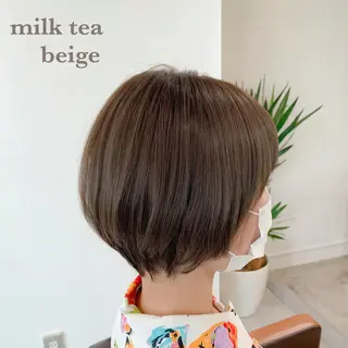 ショート カラー navile原宿 yumaのヘアスタイル