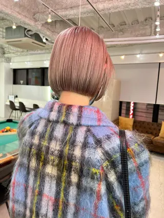 ショート カラー 朝が楽になるパーマ /ミリヤのヘアスタイル