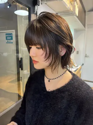 ショート Airi 韓国y2k ハイレイヤーのヘアスタイル
