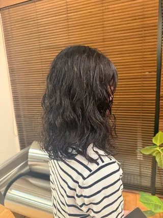 パーマ 西田 夏望のヘアスタイル
