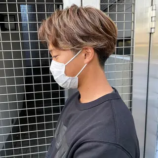 カラー メンズ れな💋/ カラーモデル募集🤍のヘアスタイル