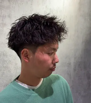 ショート パーマ メンズ ショートスタイル特化 ayumuのヘアスタイル