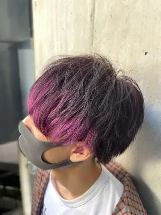 カラー メンズ 水相 智貴のヘアスタイル