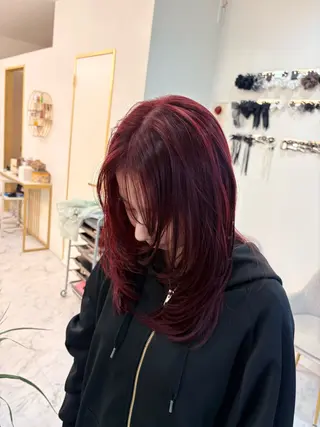 ミディアム ))カラー特化(( 渡邉 怜のヘアスタイル