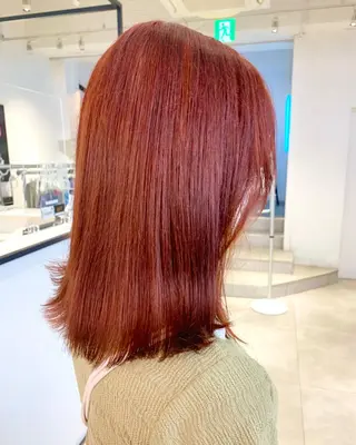 ミディアム カラー Kureha/ネイル トレンドヘアのマツエク・マツパデザイン