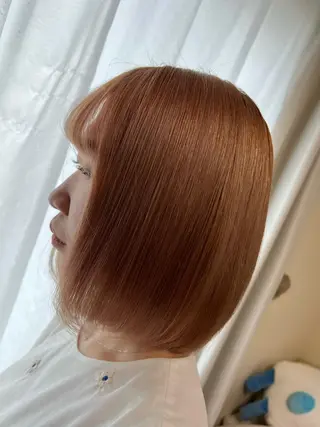 ミディアム カラー レイヤーカット 小飯田　武斗のヘアスタイル
