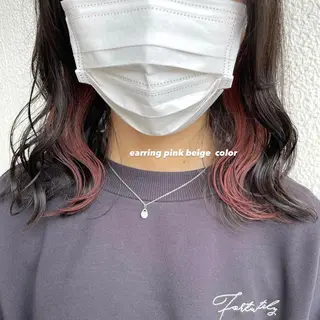 ミディアム カラー パーマ ヘアアレンジ メンズ ネイル マツエク・マツパ 透明感カラー・レイヤ ー🎀amika🎀のヘアスタイル