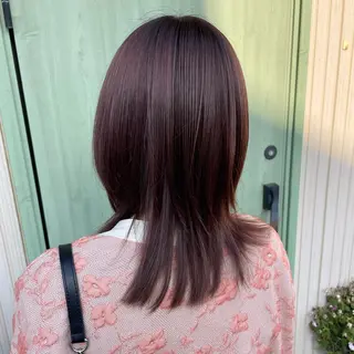 ミディアム カラー 大谷若葉/ ヘアーレクスアリーのヘアスタイル