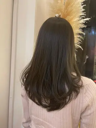 セミロング カラー 🫧透明感ヘア🫧 🧸竹花　彩希🧸のヘアスタイル