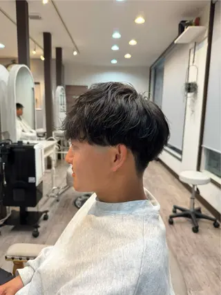 ショート パーマ メンズ メンズカット／パーマ 山口泰広のヘアスタイル