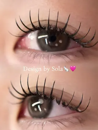 マツエク・マツパ 🧸SOLA🍪 lea'firstのマツエク・マツパデザイン