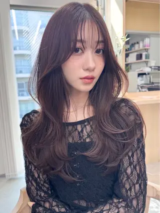 ロング 🎀 レイヤーカット カラー / 錦糸町のヘアスタイル