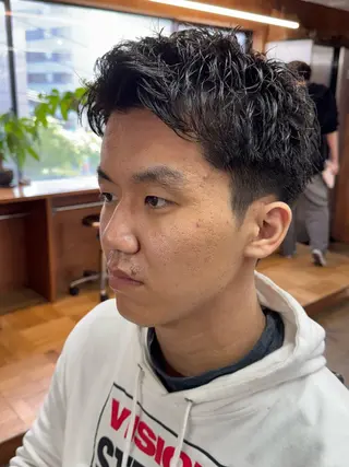 ショート パーマ メンズ 高橋大和/ メンズ特化美容師のヘアスタイル