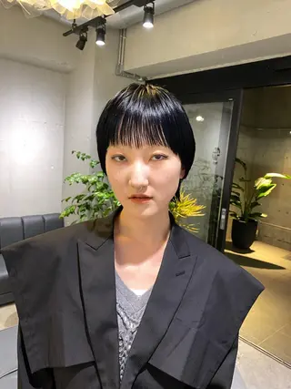 ショート カラー 🫧似合わせショート イシダ🫧のヘアスタイル