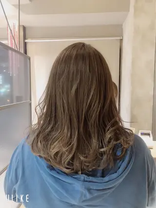 ロング カラー ＡＩMEN 早稲田店のヘアスタイル