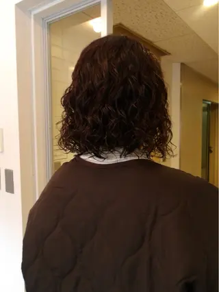 パーマ Miku / カットモデル伏見 栄のヘアスタイル