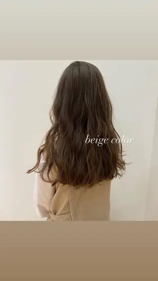 ロング カラー 似合わせカット/ 青竹真璃亜のヘアスタイル