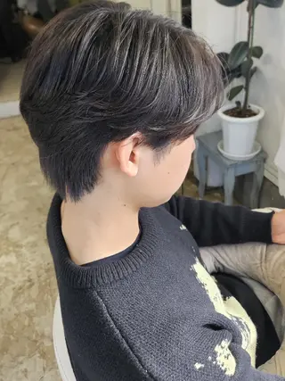 ミディアム メンズ  熊野 タイソンのヘアスタイル