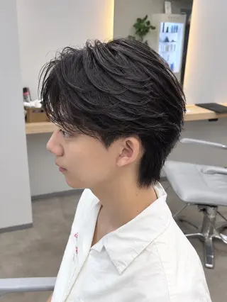 パーマ メンズ 保立メンズカット 船橋駅メンズパーマのヘアスタイル