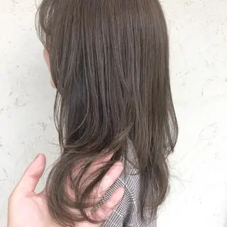 ミディアム カラー 艶髪育成サロン 京橋 shinのヘアスタイル