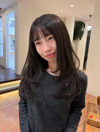 ロング るな/暖色、 ベージュカラー🎀のヘアスタイル