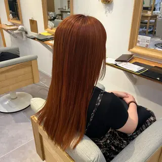ロング カラー 倉垣 唯のヘアスタイル