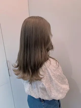 ロング カラー ヘアアレンジ ダブルカラー｜ なおき｜池袋美容師のヘアスタイル