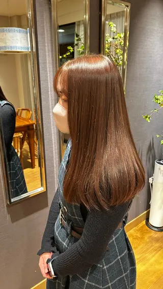 ロング 竹村 アカリのヘアスタイル