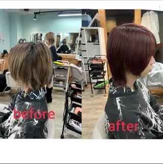 カラー CORE まいのヘアスタイル